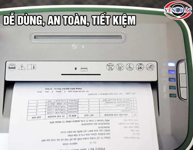 Máy hủy tài liệu Silicon PS-3000M dễ dùng