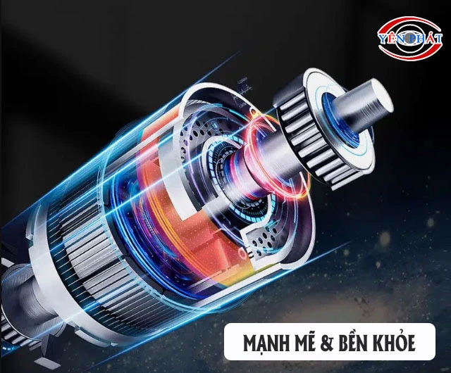 Trang bị động cơ mạnh mẽ, bền khỏe