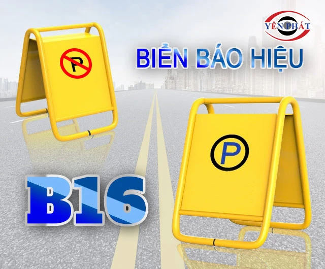 biển báo hiệu màu vàng B16