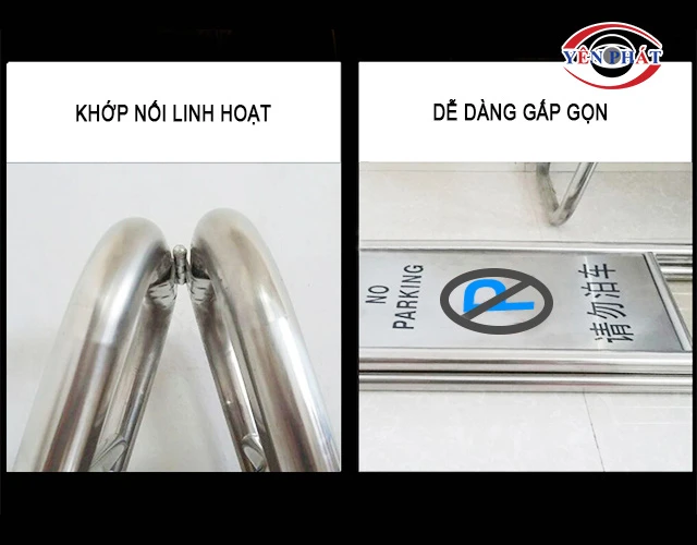 Biển báo hiệu B16 inox trắng
