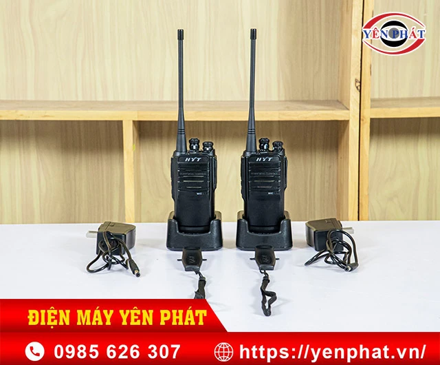 yên phát cung cấp bộ đàm cầm tay HYT HP50X chính hãng