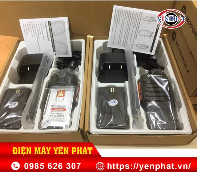yên phát cung cấp bộ đàmMotorola GP 588 chính hãng