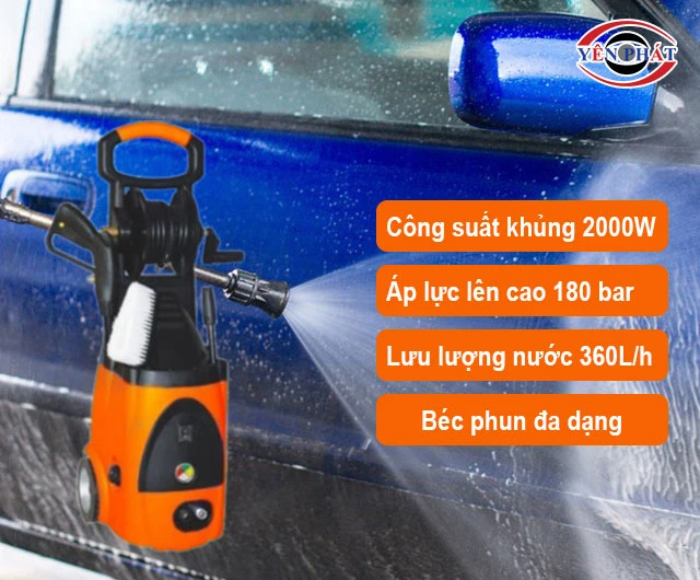 ưu điểm của máy rửa xe gia đình JET-2000P