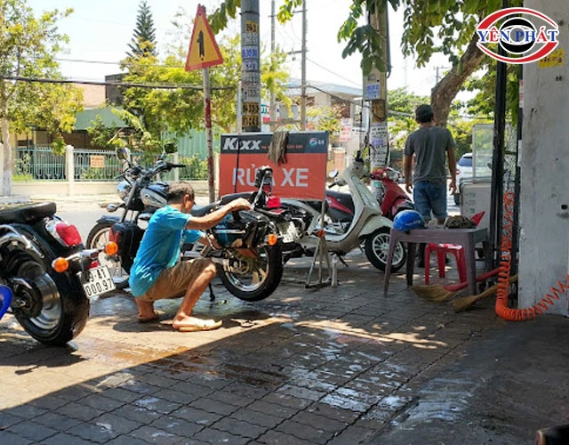 Cửa hàng rửa xe tại Phan Thiết