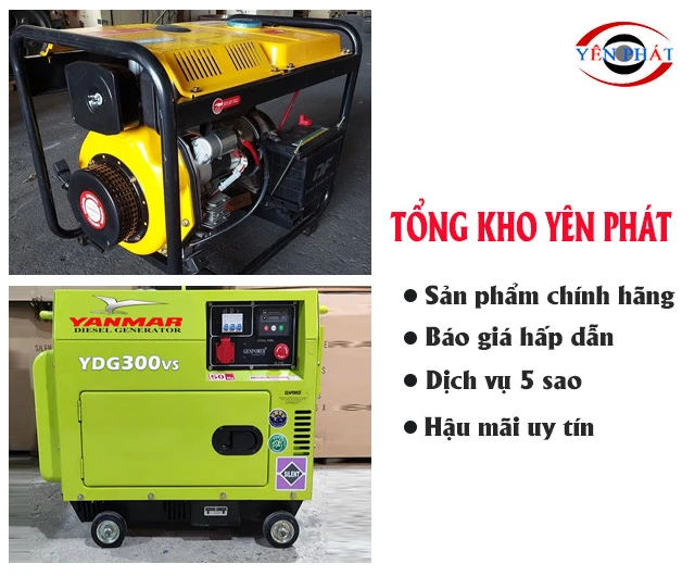 Địa chỉ mua máy phát điện chạy dầu 3kW Uy Tín, Giá Tốt