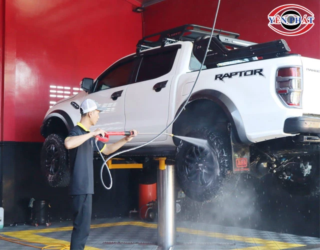 Tiệm rửa xe tại Phan Thiết