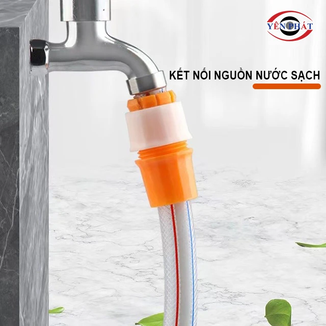 kết nối nguồn nước sạch cho máy