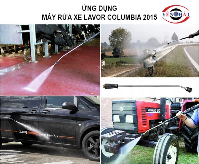 ứng dụng của Máy rửa xe Lavor COLUMBIA 2015