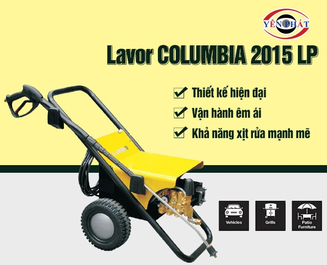 ưu điểm của Máy rửa xe Lavor COLUMBIA 2015