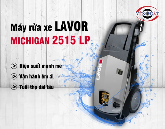 ưu điểm của Máy rửa xeLAVOR Michigan 2515 LP
