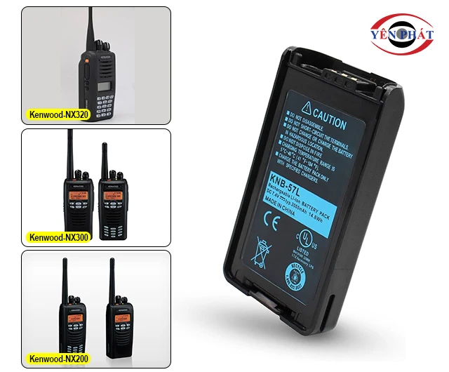 bộ đàm tương thích với Pin Kenwood KNB-57L