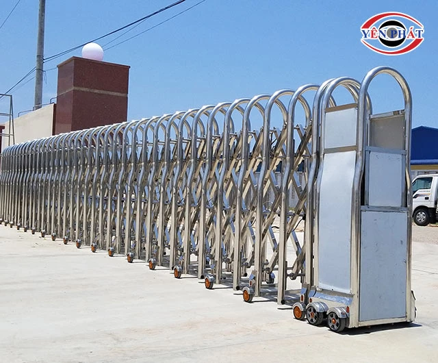 cổng xếp inox Hải Phòng