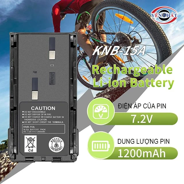 pin bộ đàm Kenwood KNB-15A