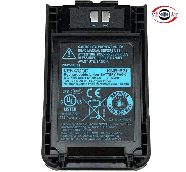 Pin máy bộ đàm Kenwood KNB-63L