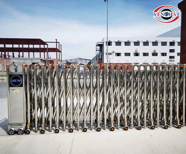 cổng xếp inox Hải Phòng