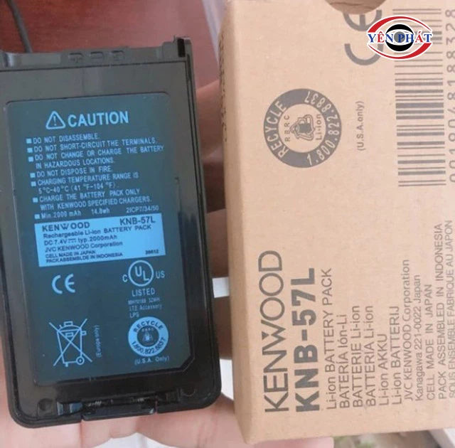 pin máy bộ đàm Kenwood KNB-57L