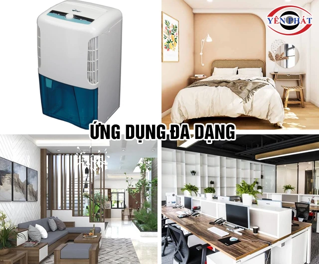 Ứng dụng máy hút ẩm dân dụng FujiE HM-616EB