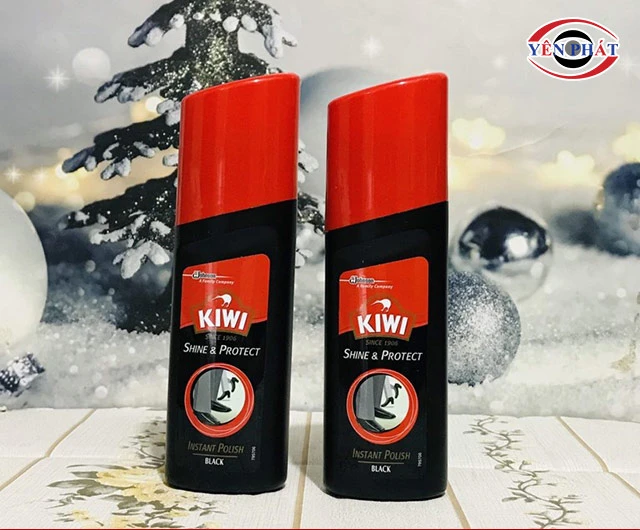 thương hiệu xi nước đánh giày Kiwi đen 75ml