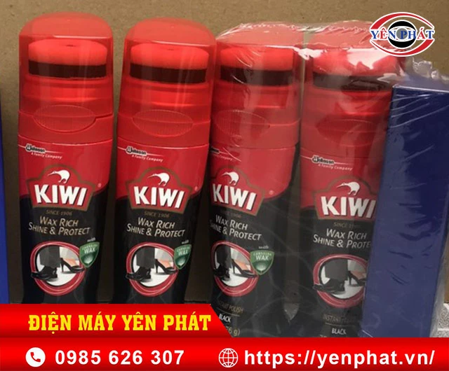 yên phát cung cấp xi nước đánh giày Kiwi màu đen 75ml chính hãng