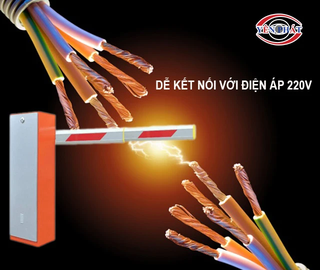 Dễ kết nối với điện áp 220V