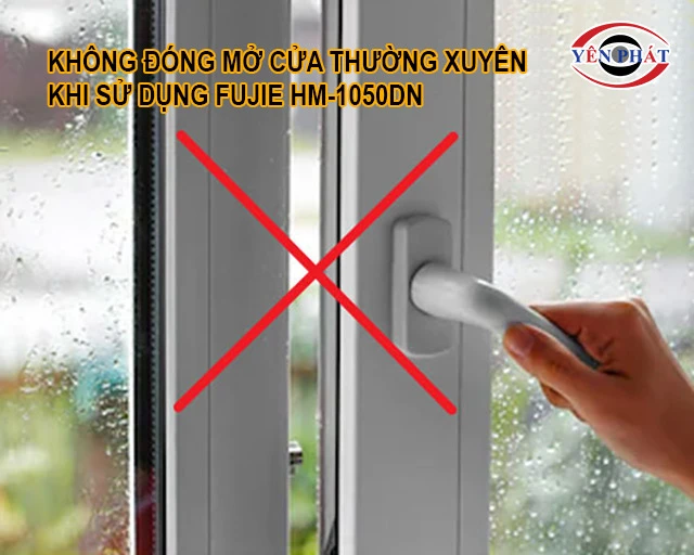 không đóng mở cửa khi dùng FujiE HM-1050DN