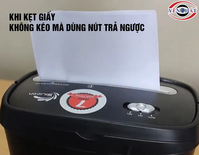 Lưu ý dùng máy hủy tài liệu Silicon PS-815C