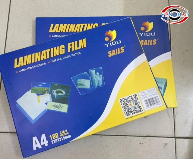 Kích cỡ giấy ép plastic