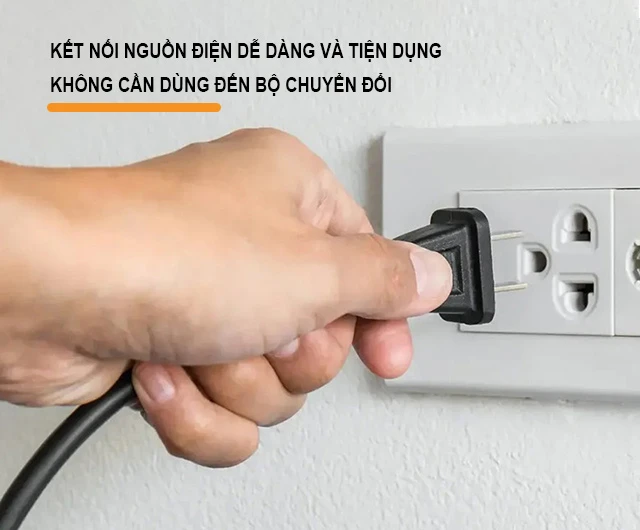 kết nối nguồn điện dê dàng