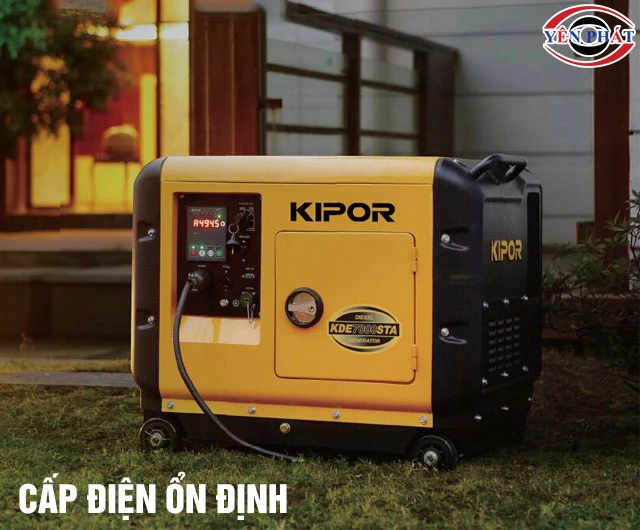Máy phát điện Kipor cấp điện ổn định