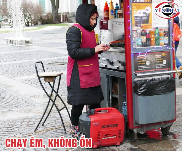 Máy phát điện Kipor chạy êm