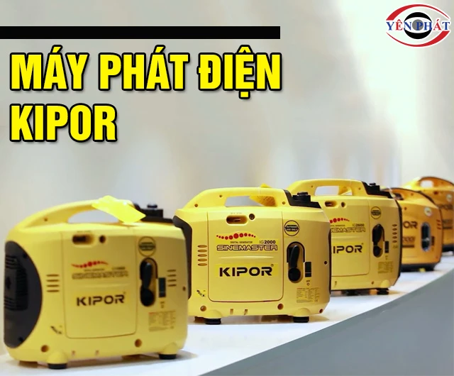 Top 5 Máy phát điện Kipor: Chính hãng, Giá rẻ, Chất lượng