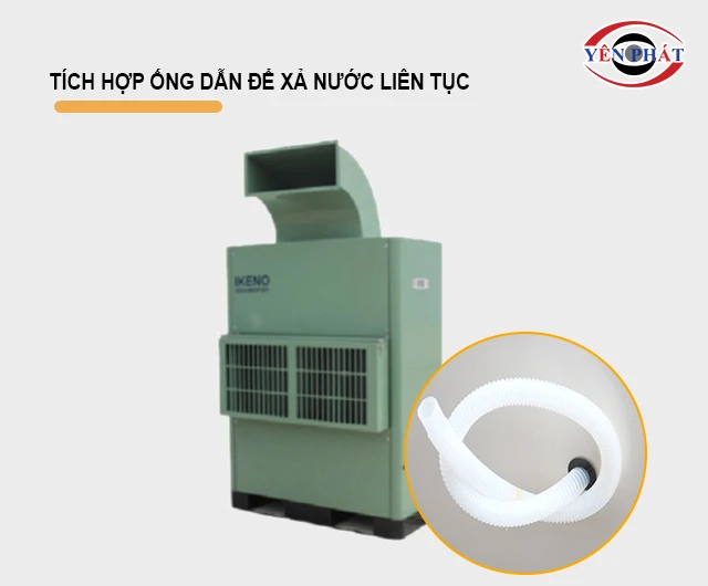 tích hợp ống xả nước liên tục