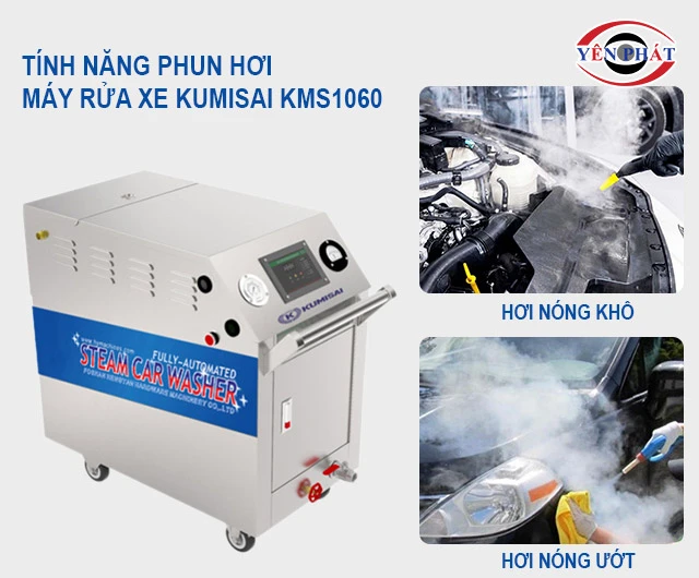 Tính năng phun hơi nước