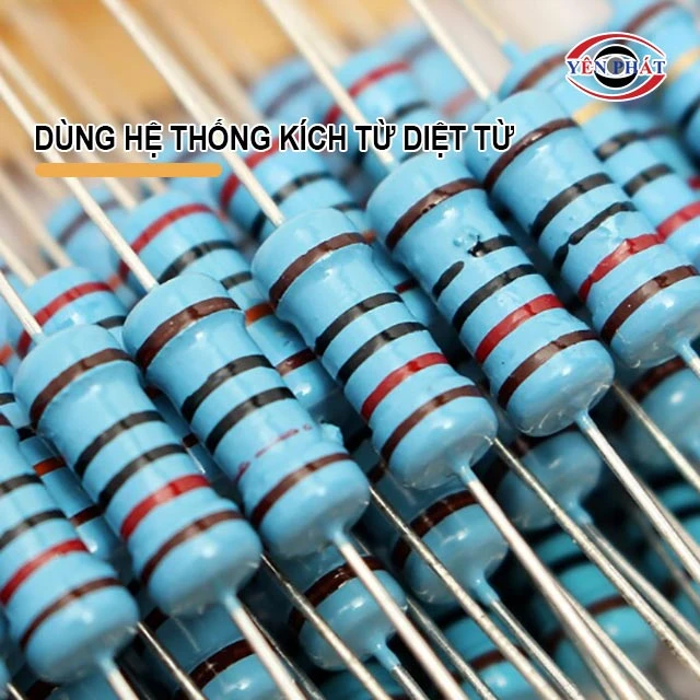 Dùng thiết bị điện trở diệt từ