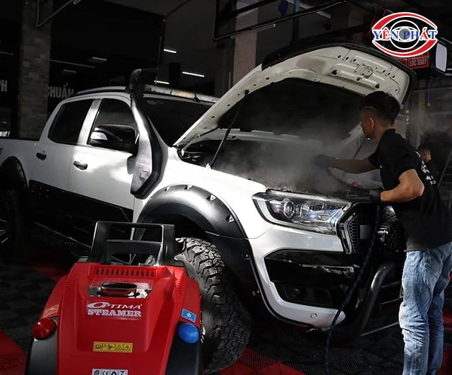 sử dụng máy rửa xe Optima DMF