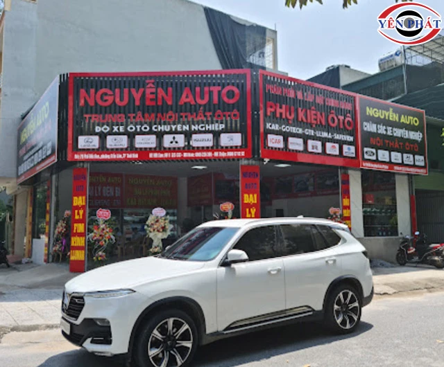 Quán rửa xe tại Thái Bình