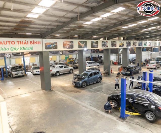 Quán rửa xe Thái Bình