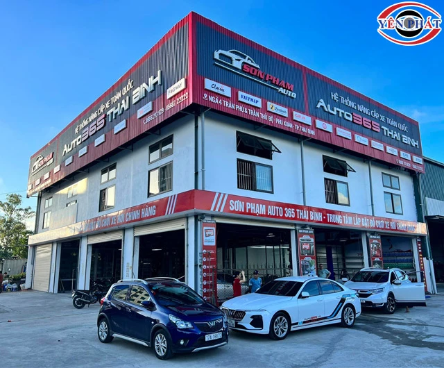 Tiệm rửa xe tại Thái Bình