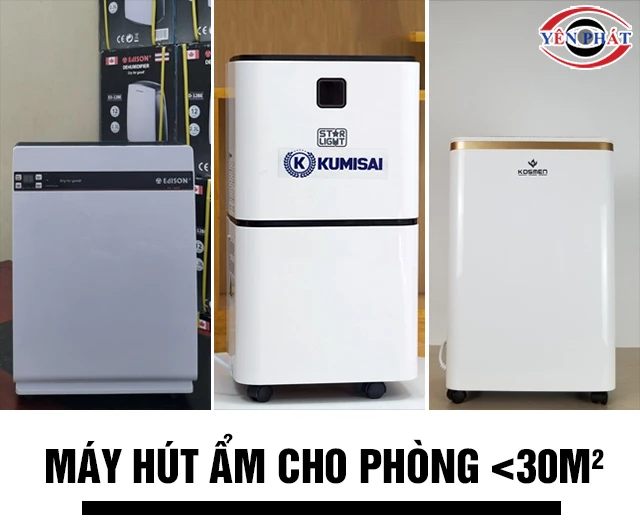 máy hút ẩm tại Hải Phòng cho phòng dưới 30m2