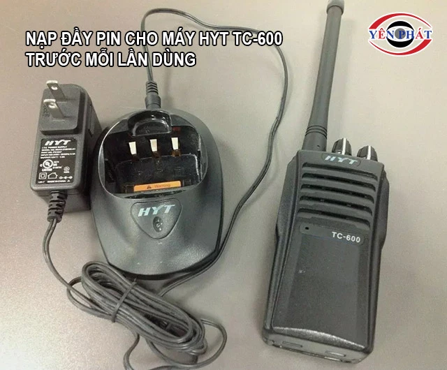 sạc đầy pin trước khi dùng