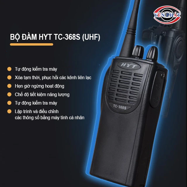 tính năng của Bộ đàm HYT TC-368S (UHF)