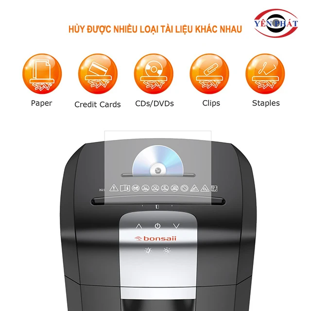 Hủy được nhiều loại tài liệu