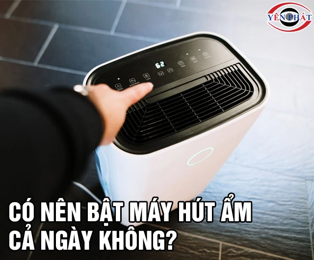 Có nên bật máy hút ẩm cả ngày không? Bật bao lâu hợp lý?