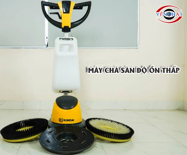 #6 Máy chà sàn độ ồn thấp: Siêu Bền, Khỏe, Tiện lợi