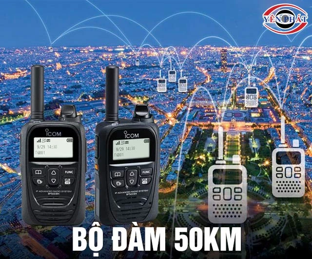 Bộ đàm 50km là gì
