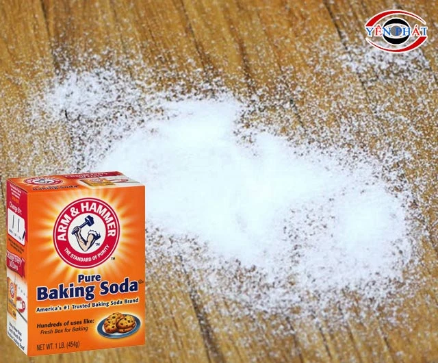Dùng baking soda cho sàn dính dầu mỡ