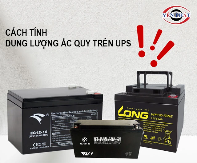 cách tính dung lượng ắc quy trên ups