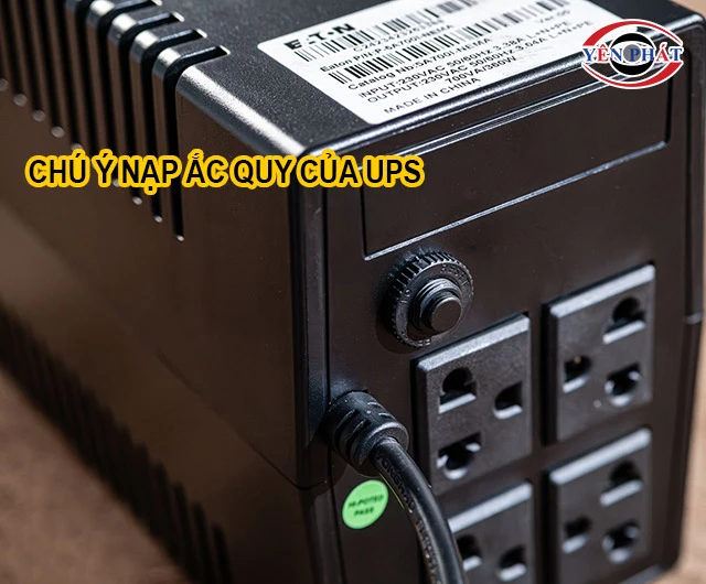 nạp ắc quy của ups