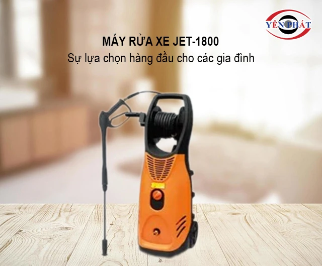  máy rửa xe máy mini gia đình JET-1800 