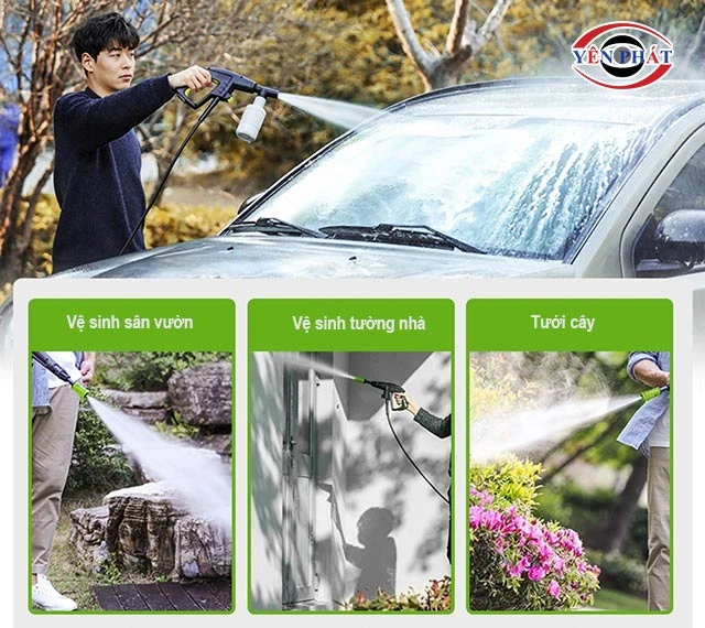 ứng dụng của máy rửa xe Jetta JET-1900P